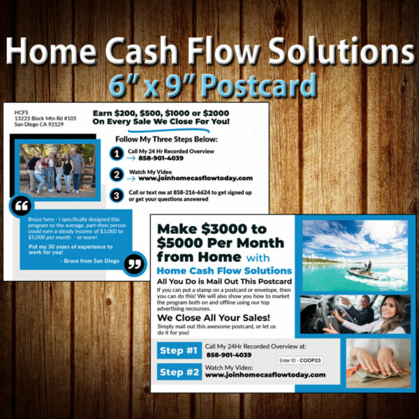 Home Cash Flow Solutions 6"x9" Postcard #2