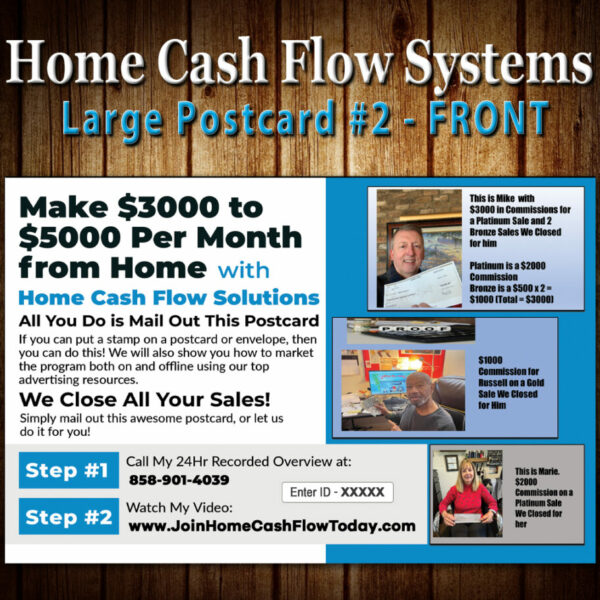 Home Cash Flow Solutions 6"x9" Postcard #2