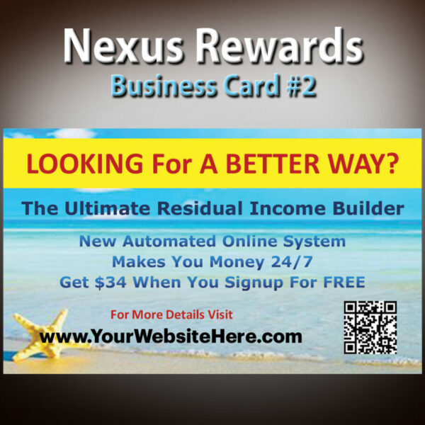 Nexus Rewards Business Card #2