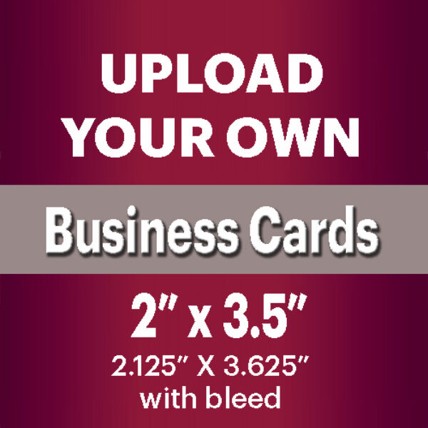 Upload business card