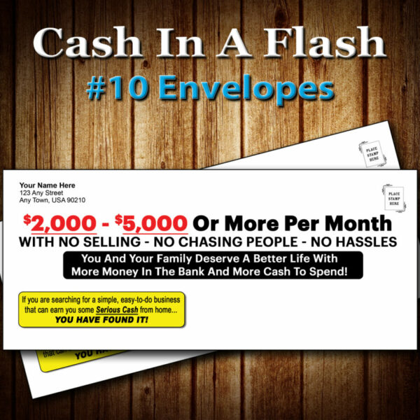 Cash In A Flash #10 Envelope