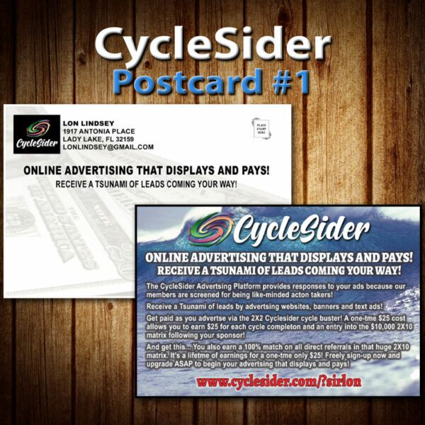 CycleSider Postcard #1