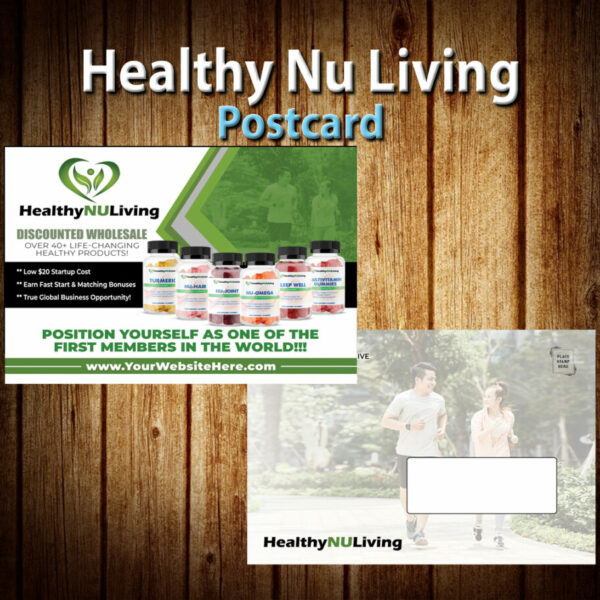 Healthy Nu Living Postcard