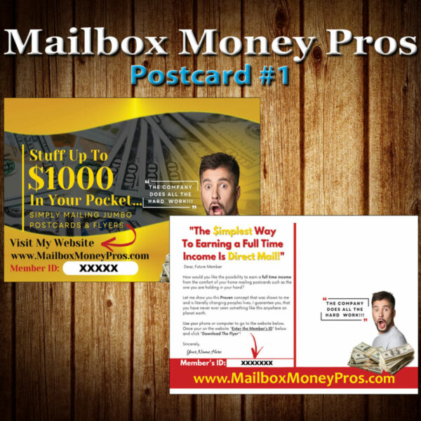 Mailbox Money Pros Postcard #1