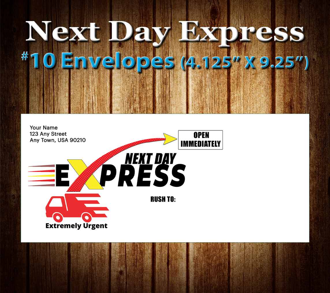 Next Day Express No10 Envelope