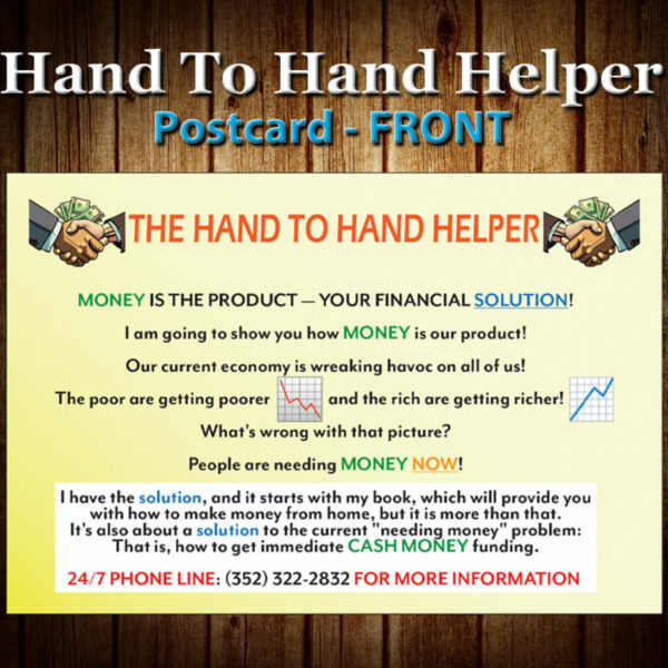 Hand To Hand Helper Postcard #1