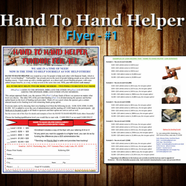 Hand To Hand Flyer #1